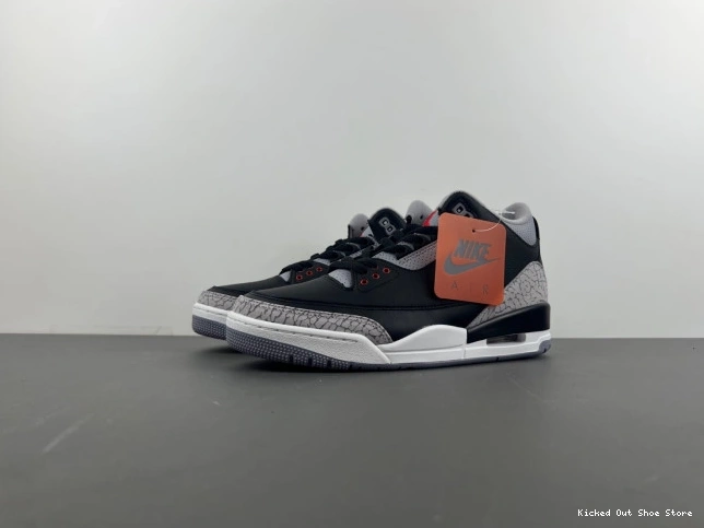 Kick Theory DN3707-010 Cement 3 Air Black Jordan 0822